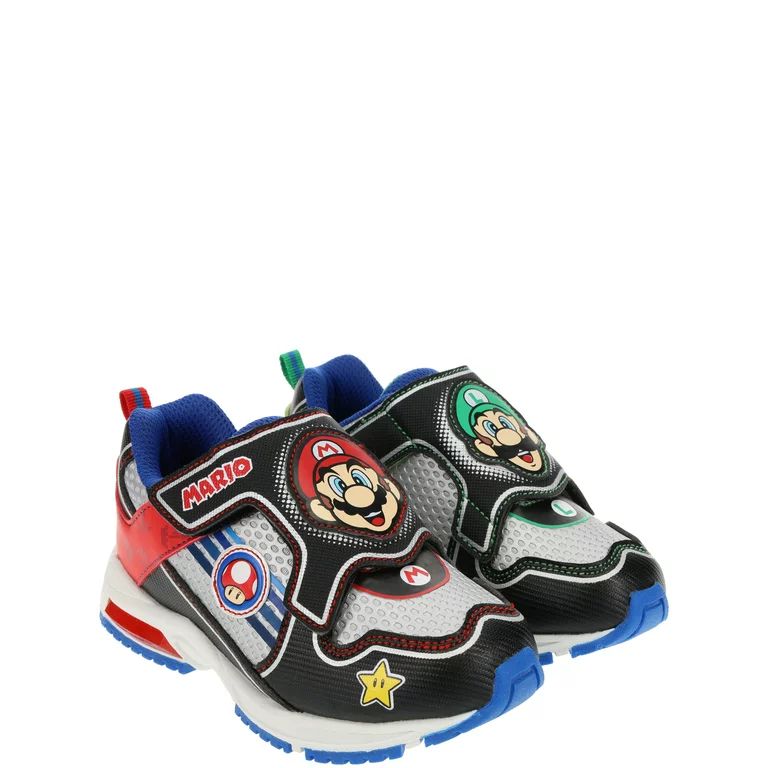 Mario & Luigi Light Up Athletic Sneaker, Sizes 10-2 | Walmart (US)