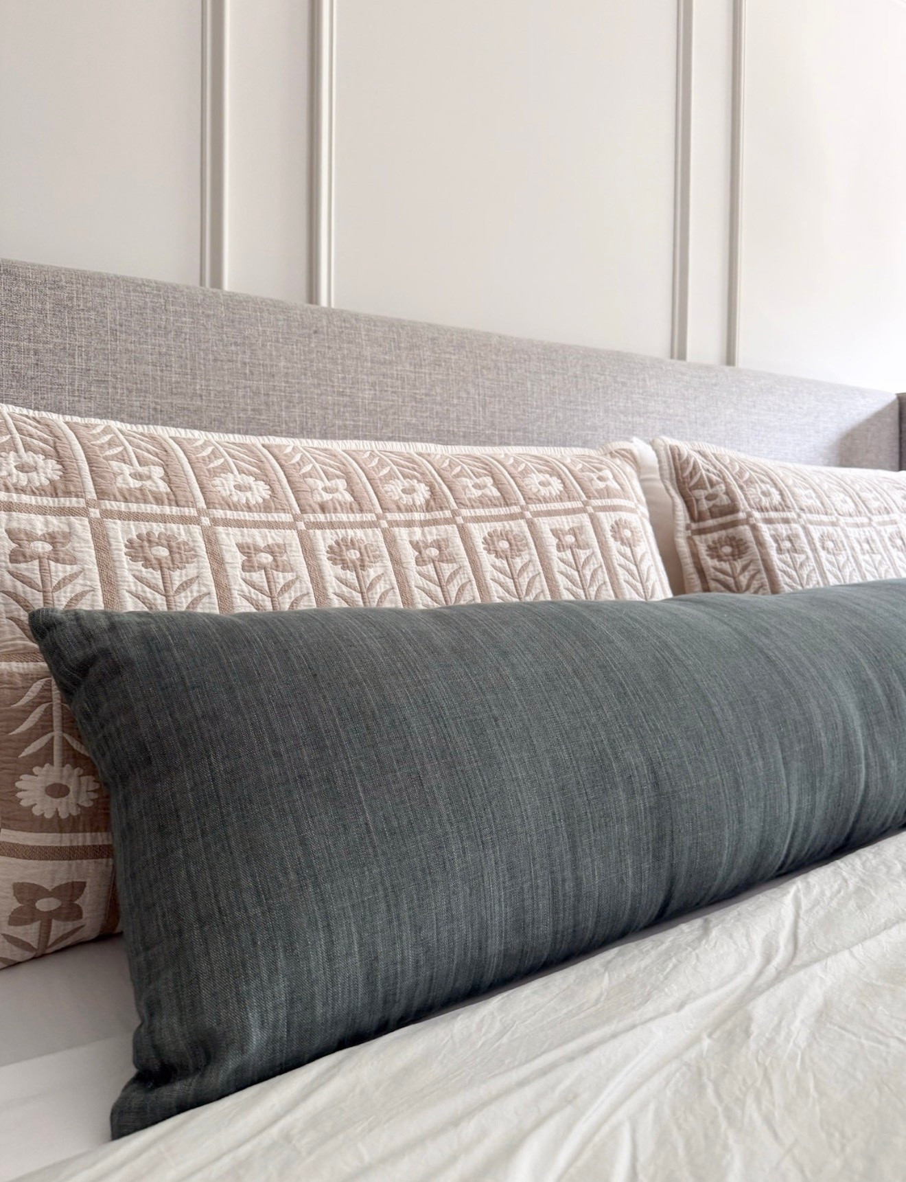 The most perfect bedding combination I e found: crisp percale sheets and duvet, the prettiest quilt and shams, and a cool lumbar pillow — and it’s all from @Quince!

#LTKHome #LTKmorningroutine #LTKselfcare