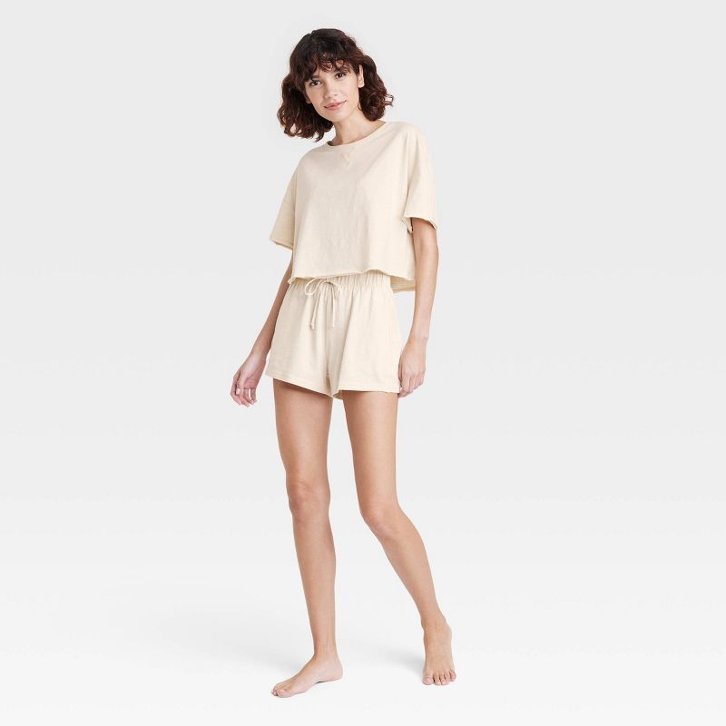 Women's Short Sleeve T-Shirt and Shorts Pajama Set - Colsie™ | Target