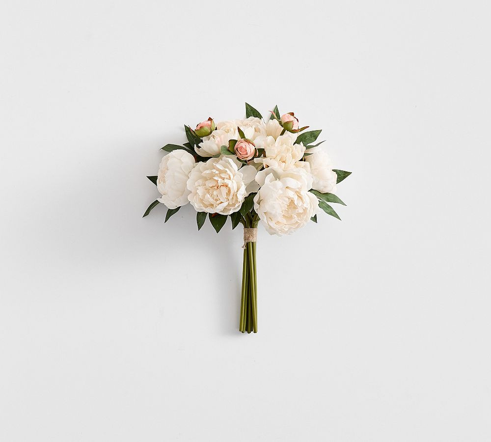 Faux Peony Clipping Bundle | Pottery Barn (US)