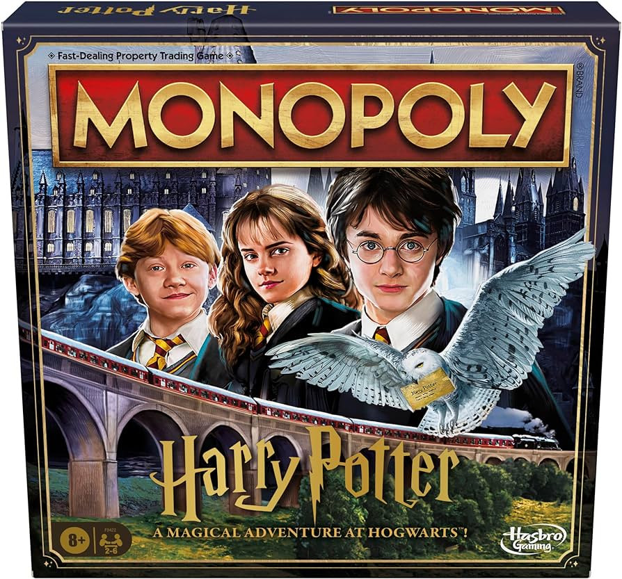 Monopoly Harry Potter Edition Board Game | A Magical Adventure at Hogwarts | Ages 8 and Up | 2 to... | Amazon (US)