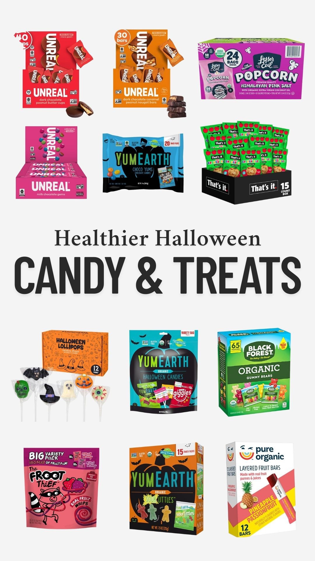 The best healthier Halloween candy options! 🎃🍬

#LTKKids #LTKHalloween #LTKSeasonal