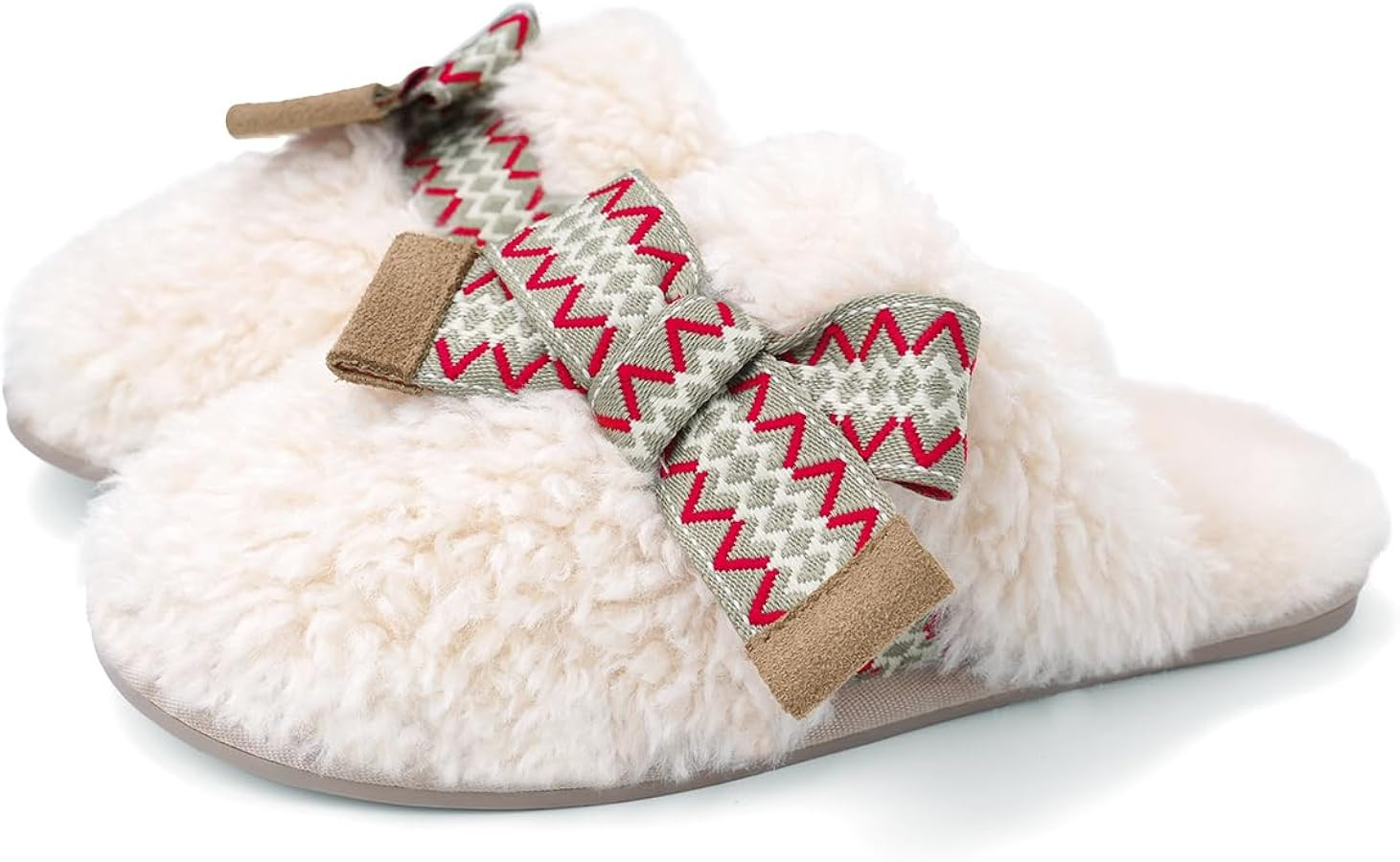 IPSAE House Slippers for Woman Maxi Curly Sister Slide Slippers with Memory Foam Comfy Indoor Out... | Amazon (US)