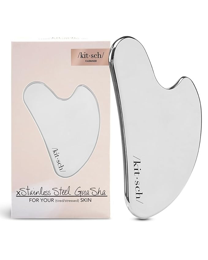 Kitsch Stainless Steel Gua Sha Facial Tools, Lymphatic Drainage Massager for Face, Chin & Jawline... | Amazon (US)