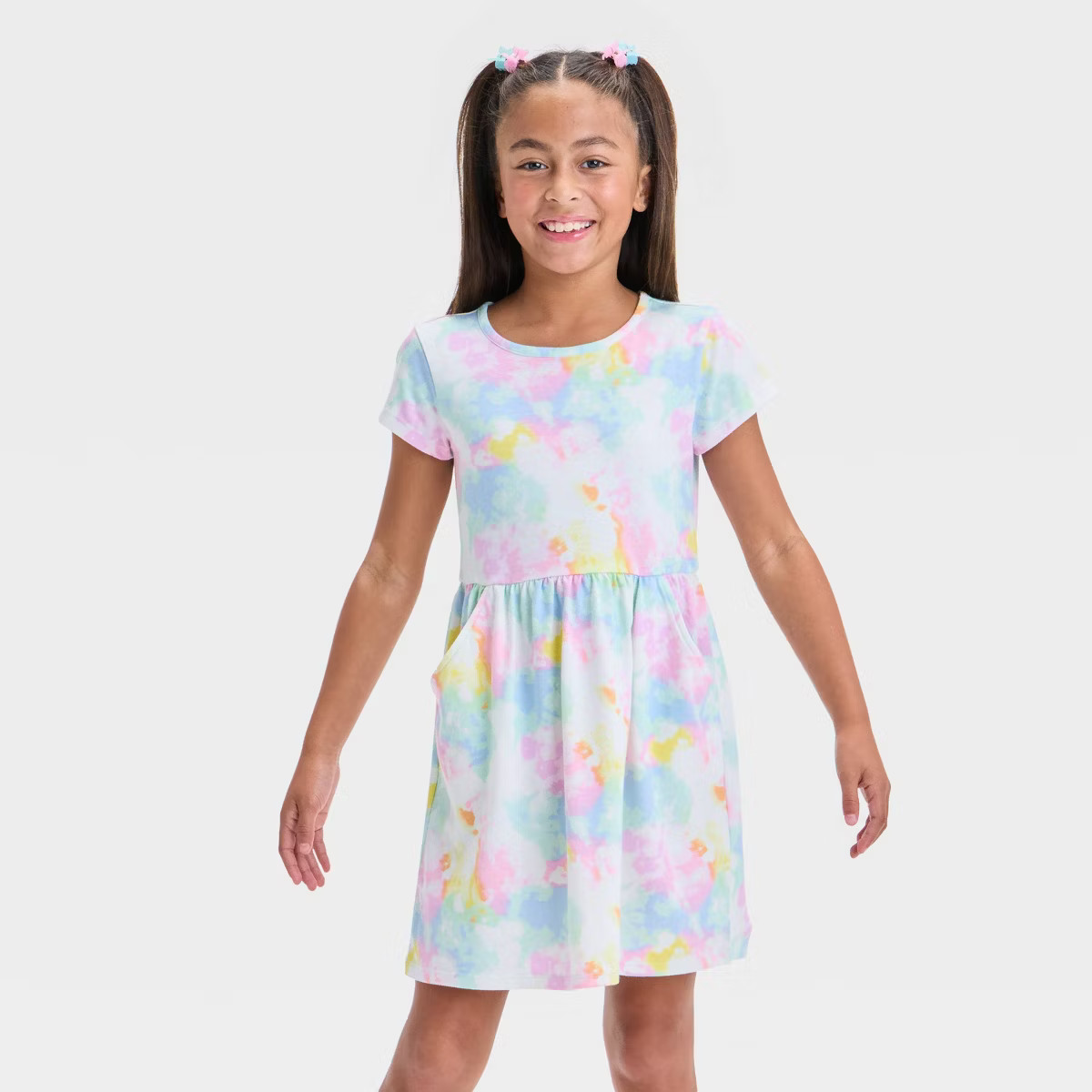 Girls' Short Sleeve Dress - Cat & Jack™ | Target
