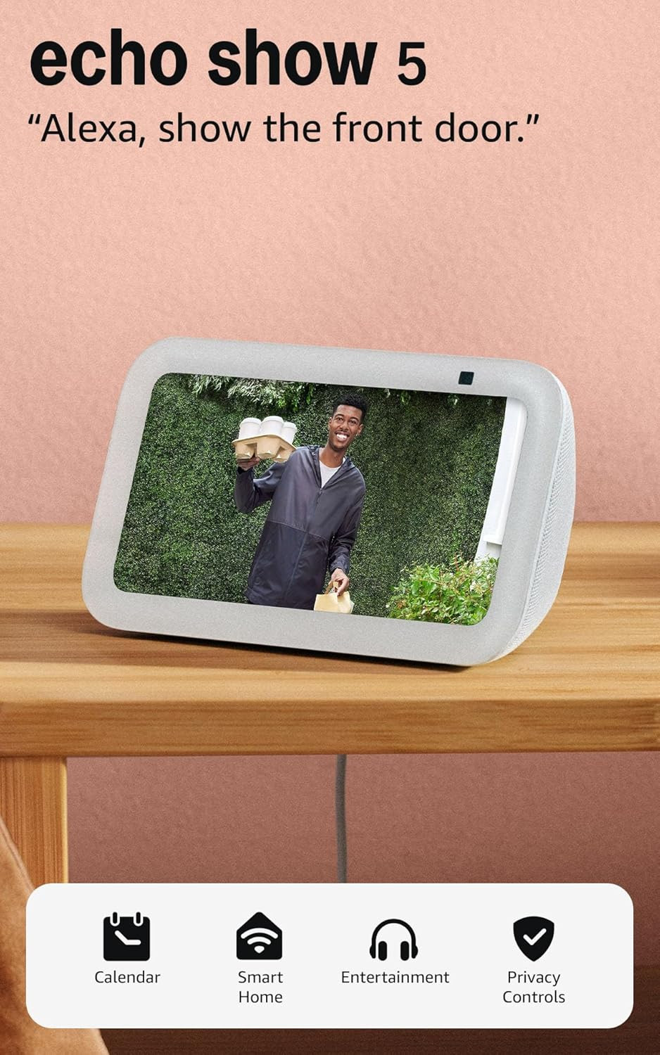 Amazon Echo Show 5 (newest model), Smart display with Alexa+ Early Access, 2x the bass and cleare... | Amazon (US)