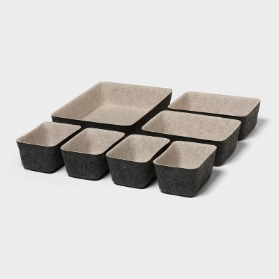Felt Drawer Organizer Inserts 7pk - Brightroom™ | Target
