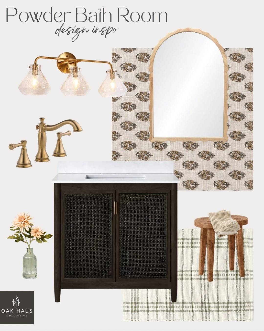 Powder Bathroom Design Inspo all from Target | Done for you designs! Ready for you to shop at your convenience 🙌🏻

Target bathroom decor, target bathroom,
Bathroom design, modern organic bathroom, modern transitional bathroom, bathroom design ideas, bathroom remodel, bathroom wallpaper, bathroom vanity, vanity light, bathroom faucet, bathroom light

#LTKFamily #LTKStyleTip #LTKHome