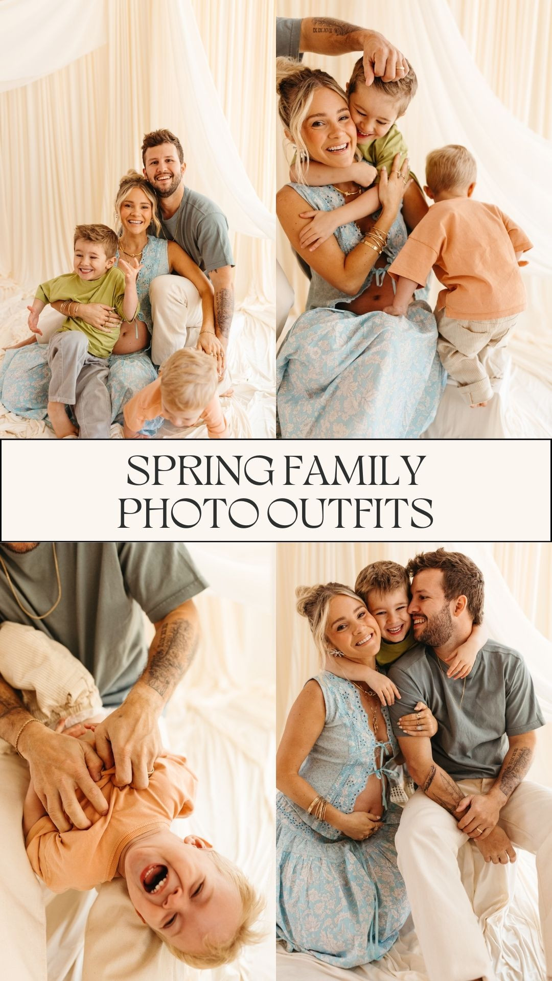 Spring family photo outfits! Spring dress, toddler outfit, men’s outfit, bump outfit 

#LTKStyleTip #LTKMens #LTKKids