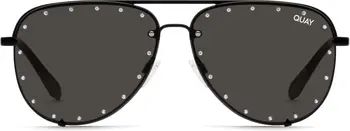 Quay Australia High Key 65mm Oversize Aviator Sunglasses | Nordstrom | Nordstrom