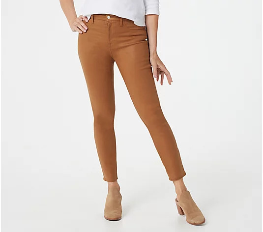 Jen7 by 7 For All Mankind Coated Ankle Skinny Jeans | QVC
