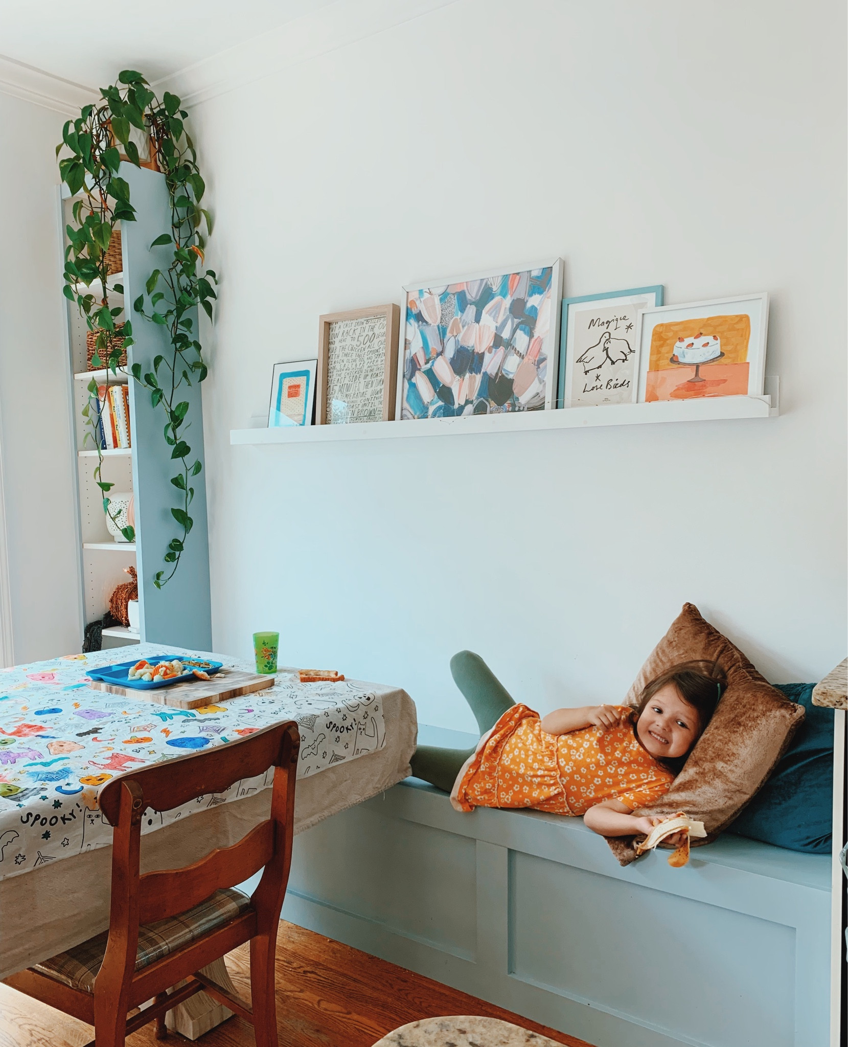 Eat and color. That’s what makes them happy at the dining table. Eat and color. Easy! 

#LTKHoliday #LTKHalloween #LTKSeasonal