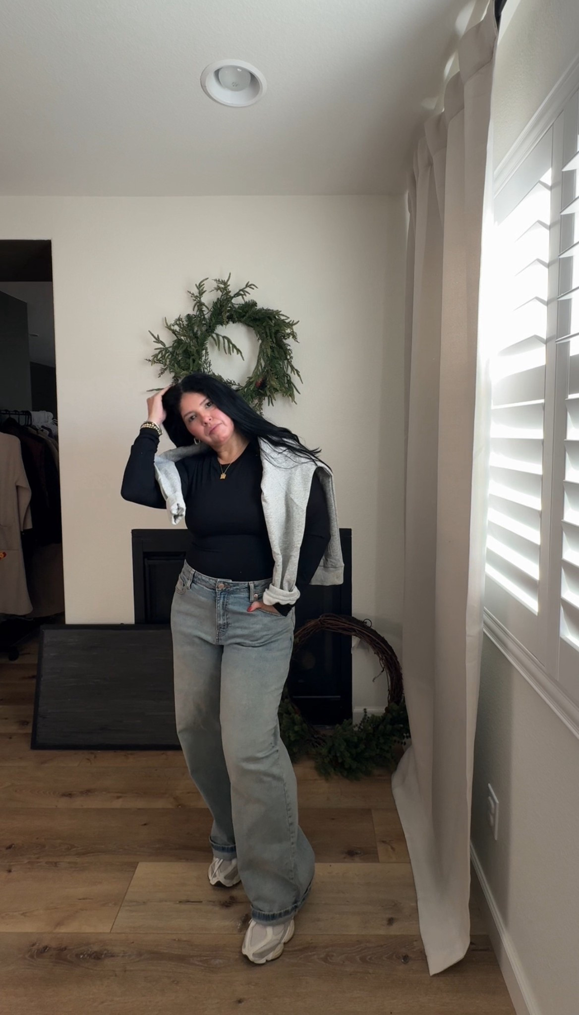 Large in the long sleeves and sweater 

Pants are old but linking similar 



#LTKSaleAlert #LTKootd #LTKmomlife