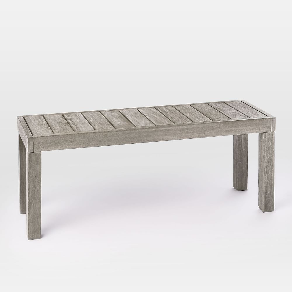 Portside Outdoor Dining Bench | West Elm (US)