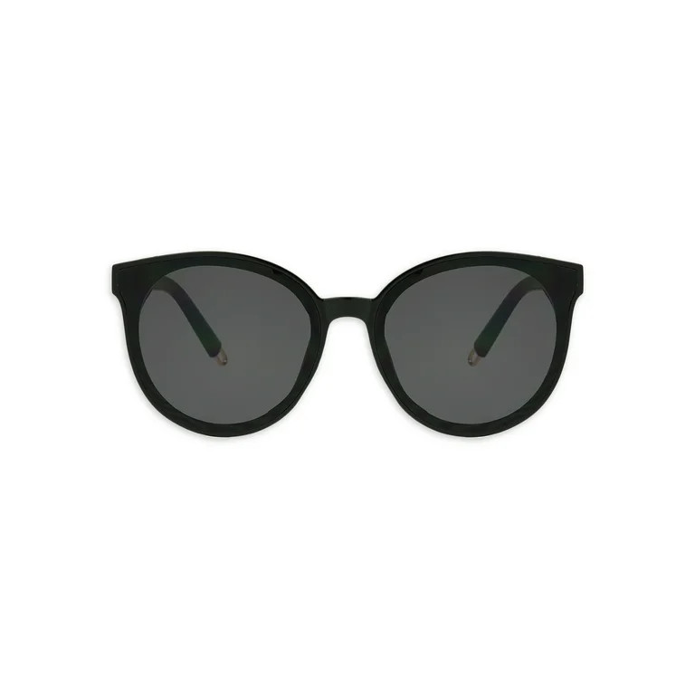 Foster Grant Ladies Round Black Sunglasses | Walmart (US)