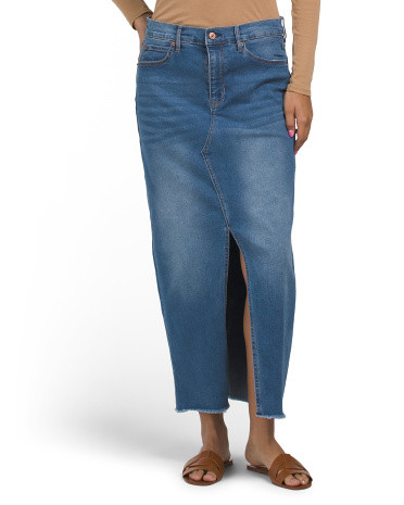 Maxi Denim Skirt | TJ Maxx