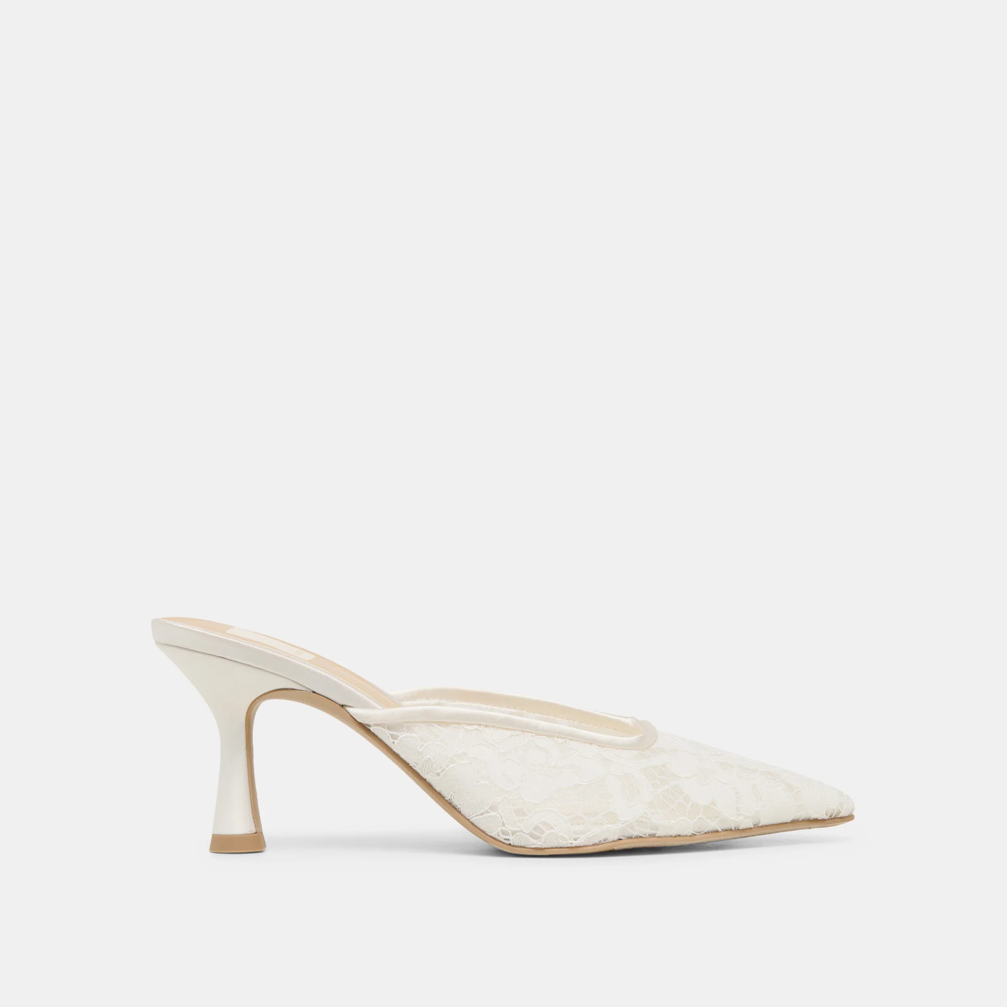 Cleo High Heels True White Lace | DolceVita.com