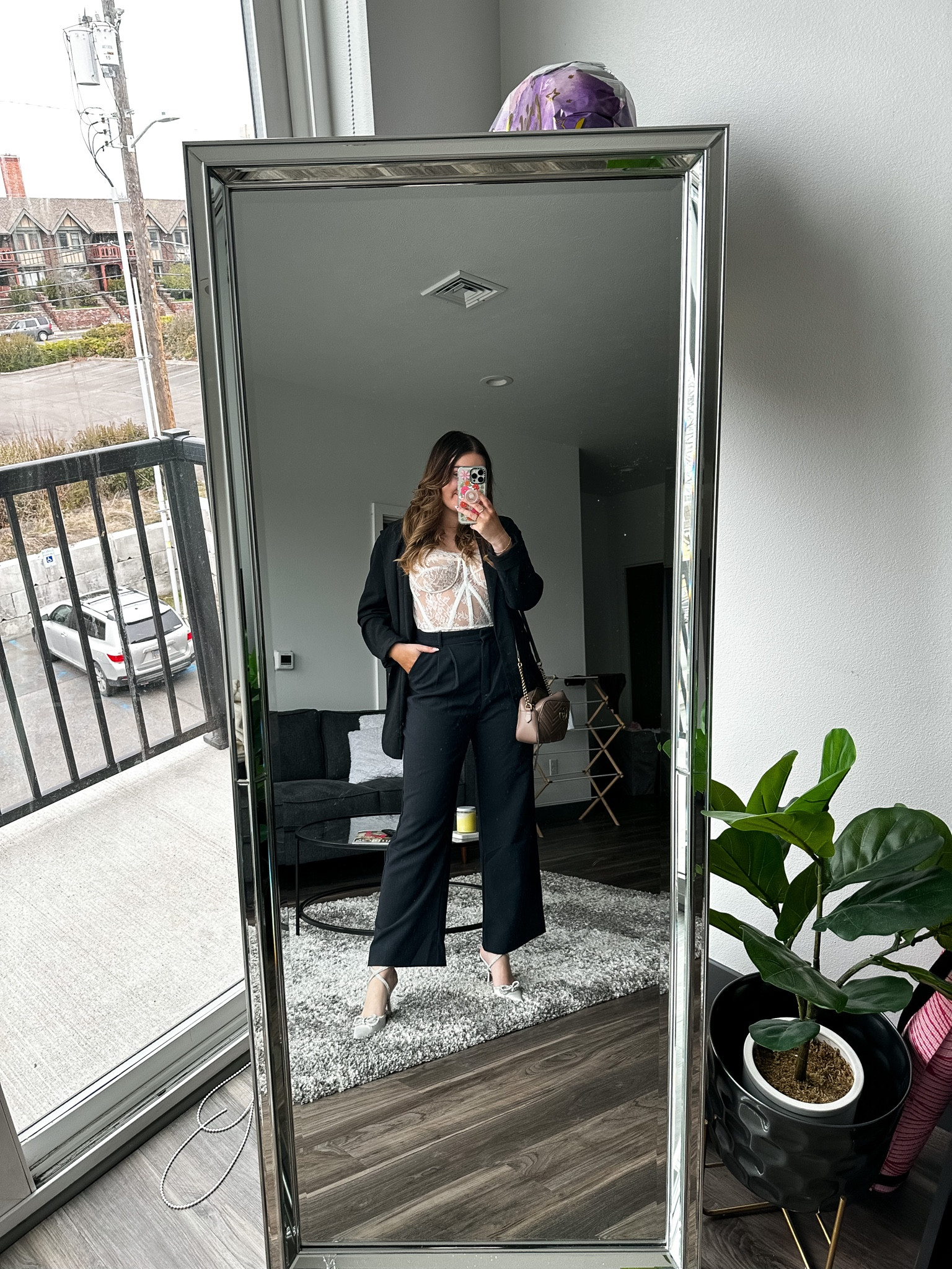 Sexy take on business casual! Wearing my favorite oversized blazer and trousers with the perfect kitten heels for spring. 

I’m wearing a L blazer, size 31 trousers and size 9 heels

#LTKSeasonal #LTKworkwear #LTKunder100