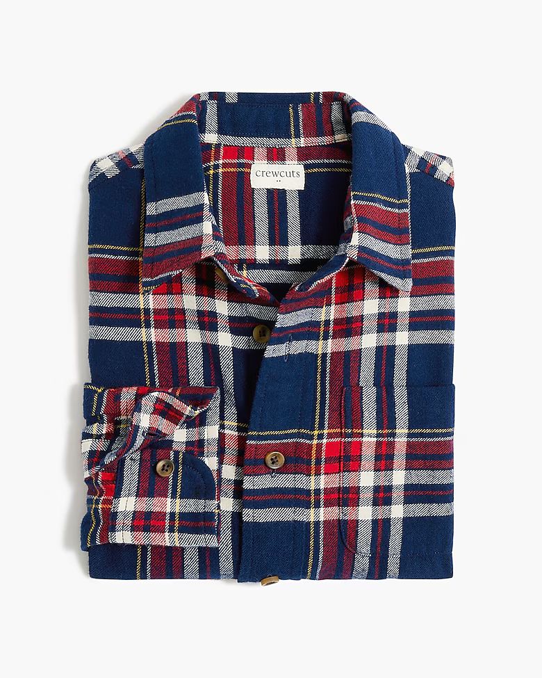 Boys' flannel shirt | J.Crew Factory