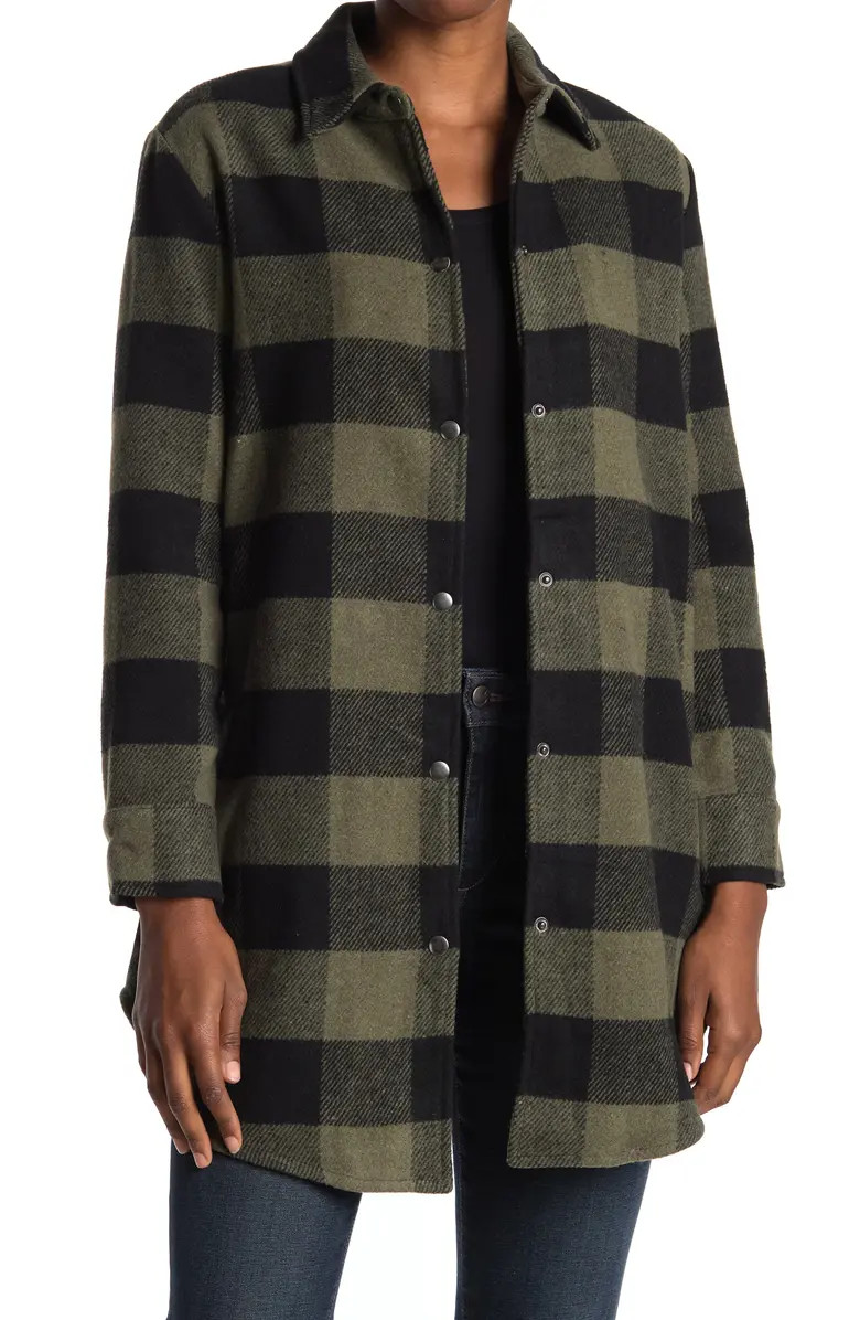 Plaid Shirt Jacket | Nordstrom Rack