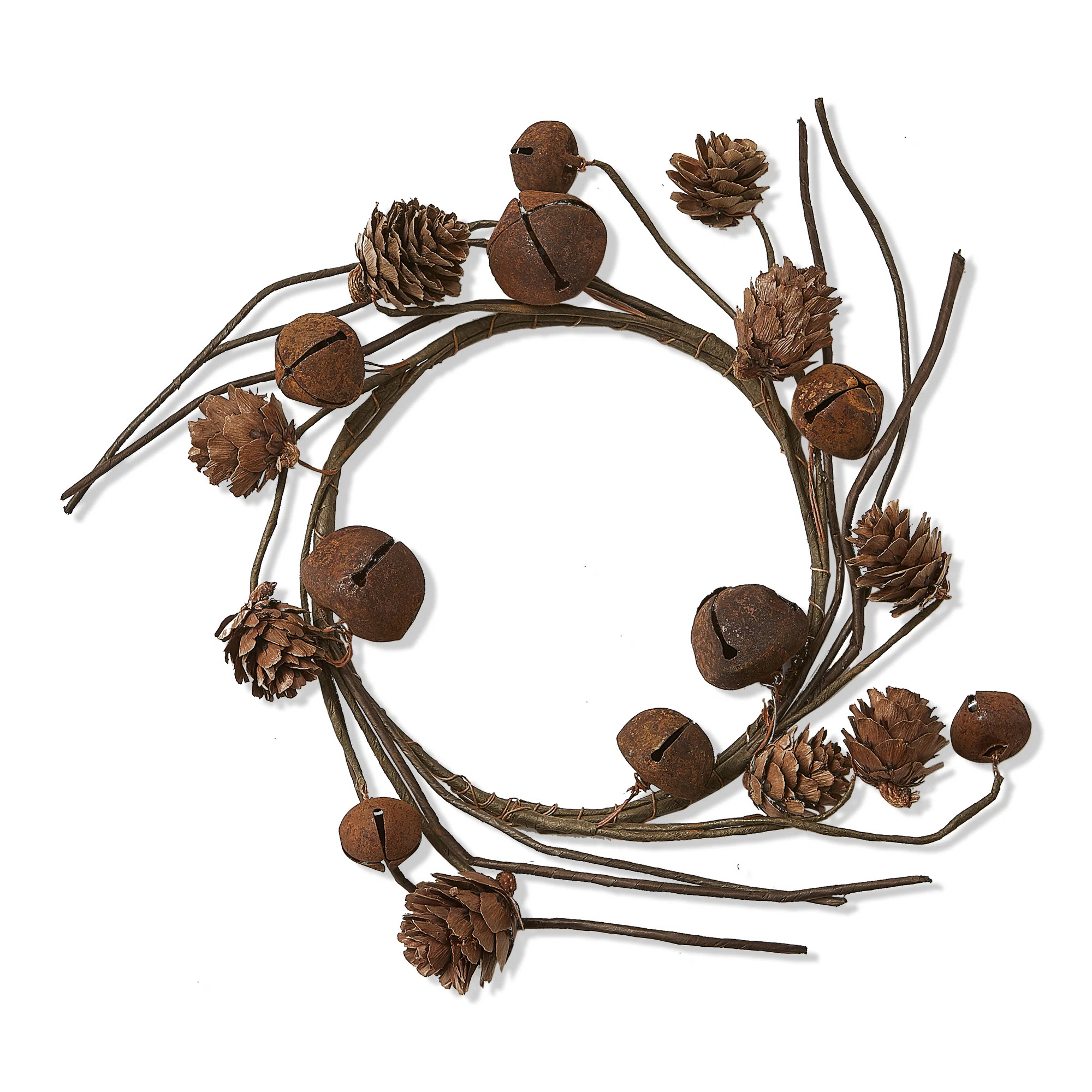 The Holiday Aisle® Pinecone And Bell Wreath Small | Wayfair | Wayfair North America