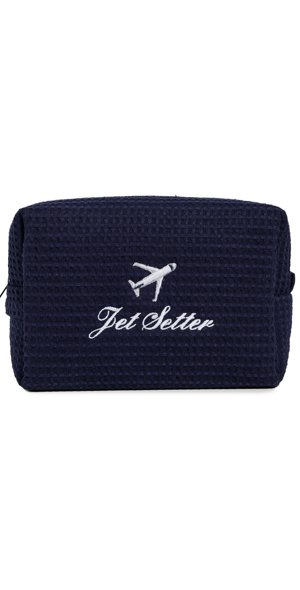 Abbode Jet Setter Waffle Pouch Navy One Size | Shopbop