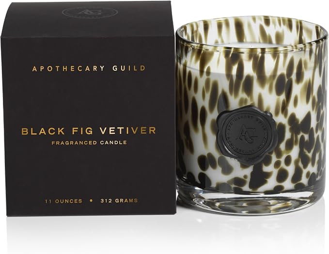 Zodax Apothecary Guild Opal Jar Candle, Gift Box, 11 oz - Black Fig Vetiver | Amazon (US)