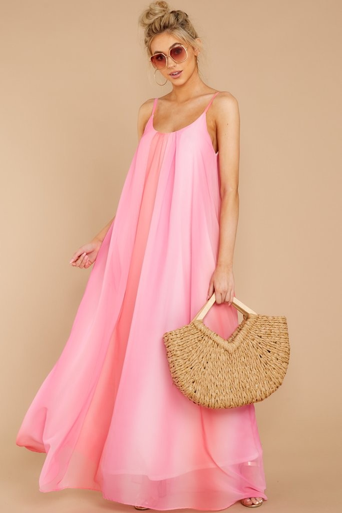 PRE-ORDER: Forever Better Pink Ombre Maxi Dress (will ship 4/7) | Red Dress 