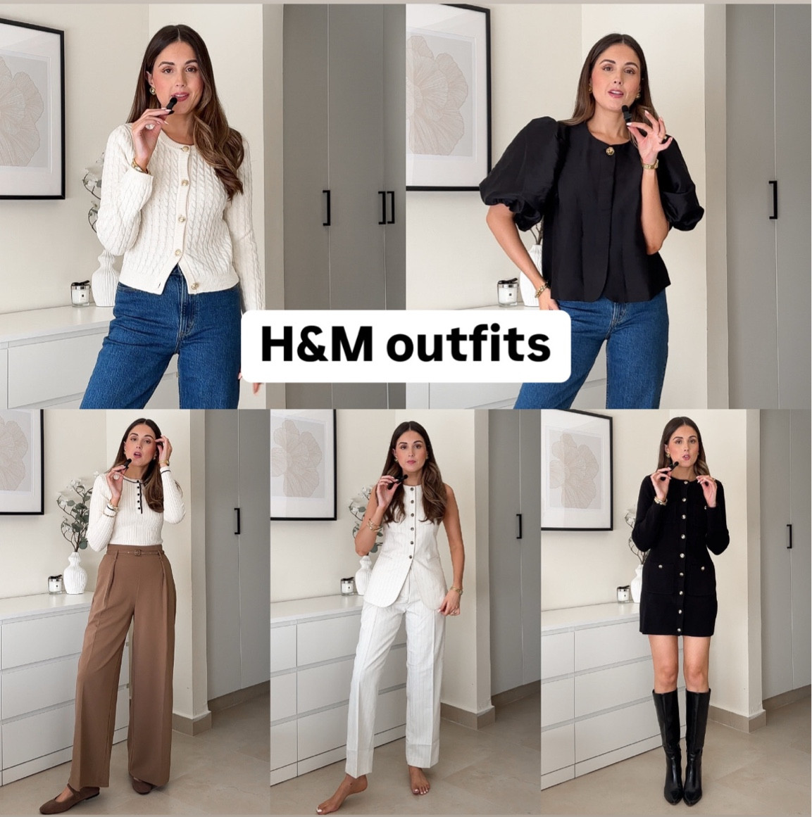 H&M haul - don’t even bother with trousers if you’re 5’7” or over 😢. Size up in cream cardigan, everything else true to size 

#LTKwinter #LTKworkwear #LTKstyletip