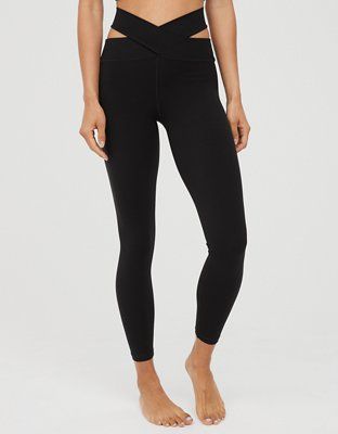 OFFLINE By Aerie Real Me Crossover Cut Out Legging | Aerie