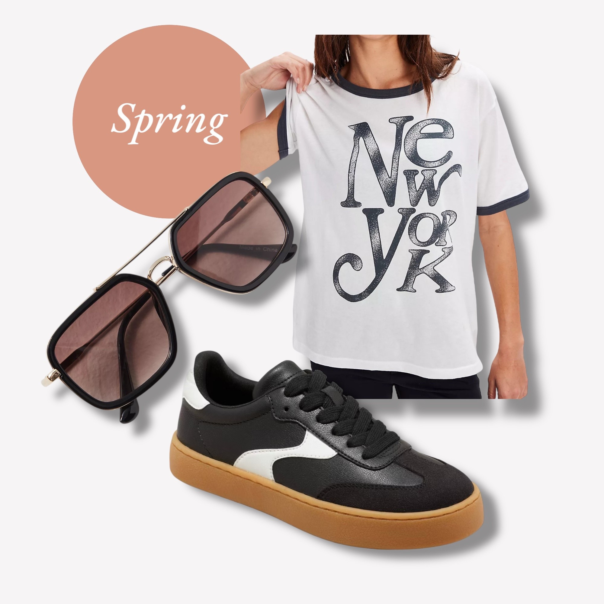 Cool Girl Boho: The NYC-Inspired Outfit That’s Comfy, Chic & Made to Move

This look is giving effortless edge with a boho twist. Styled around a laid-back New York graphic tee, oversized retro sunnies, and comfy-cool platform sneakers, it’s the perfect outfit for everything from coffee runs to city strolls.

Whether you’re dressing it up with a statement bag or keeping it casual with denim cutoffs, these pieces bring major vibe with minimal effort. Think boho meets downtown cool.

Tap to shop the exact outfit and recreate this on-trend, walkable look that blends comfort, style, and street-savvy bohemian flair.

boho graphic tee
boho New York shirt
boho chic street style
retro sunglasses
boho platform sneakers
bohemian city outfit
boho casual style
urban boho look
boho fashion 2025
boho chic outfit ideas
neutral streetwear
platform sneakers outfit
boho capsule style
boho meets edgy
trendy boho clothes
boho accessories
boho style sneakers
city chic boho outfit
Sneakers
Sunglasses 

#LTKFindsUnder100 #LTKShoeCrush #LTKActive