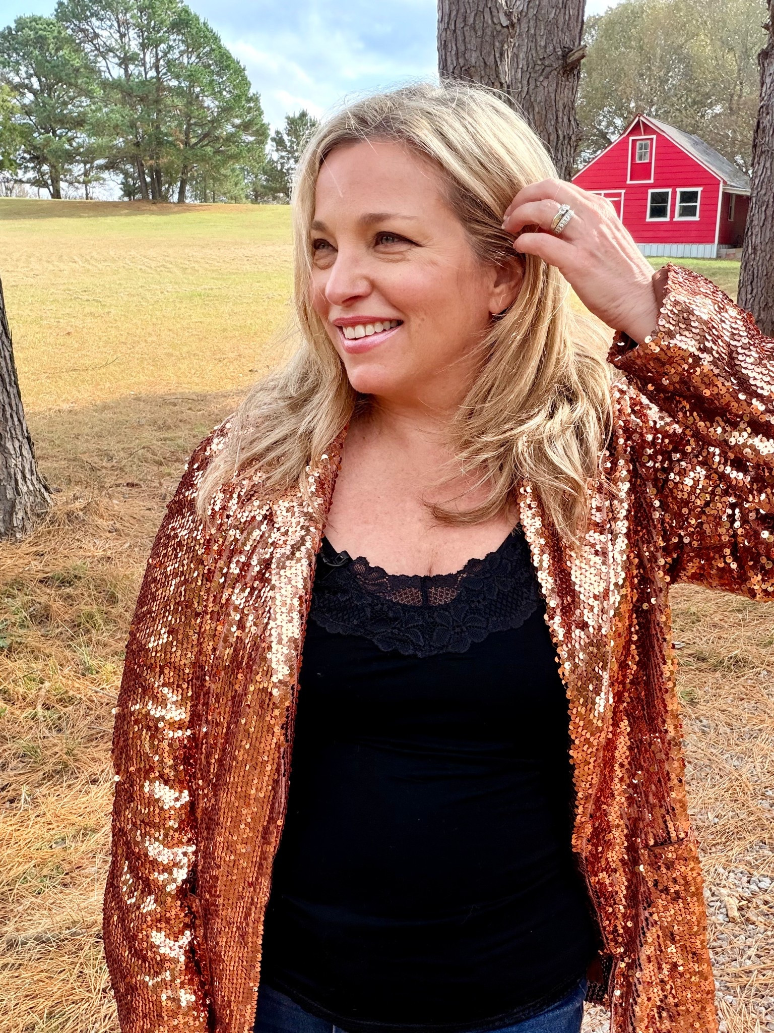 This blazer is Vegas ready, cruise worthy and oh so fun! I’m in a medium!

#LTKOver40 #LTKSeasonal #LTKHoliday