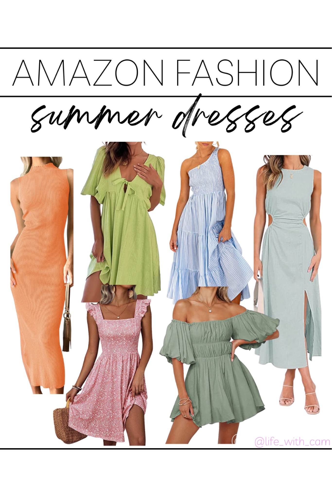 Loemes Sun Dresses Women Summer Casual 2023 Floral Light Blue