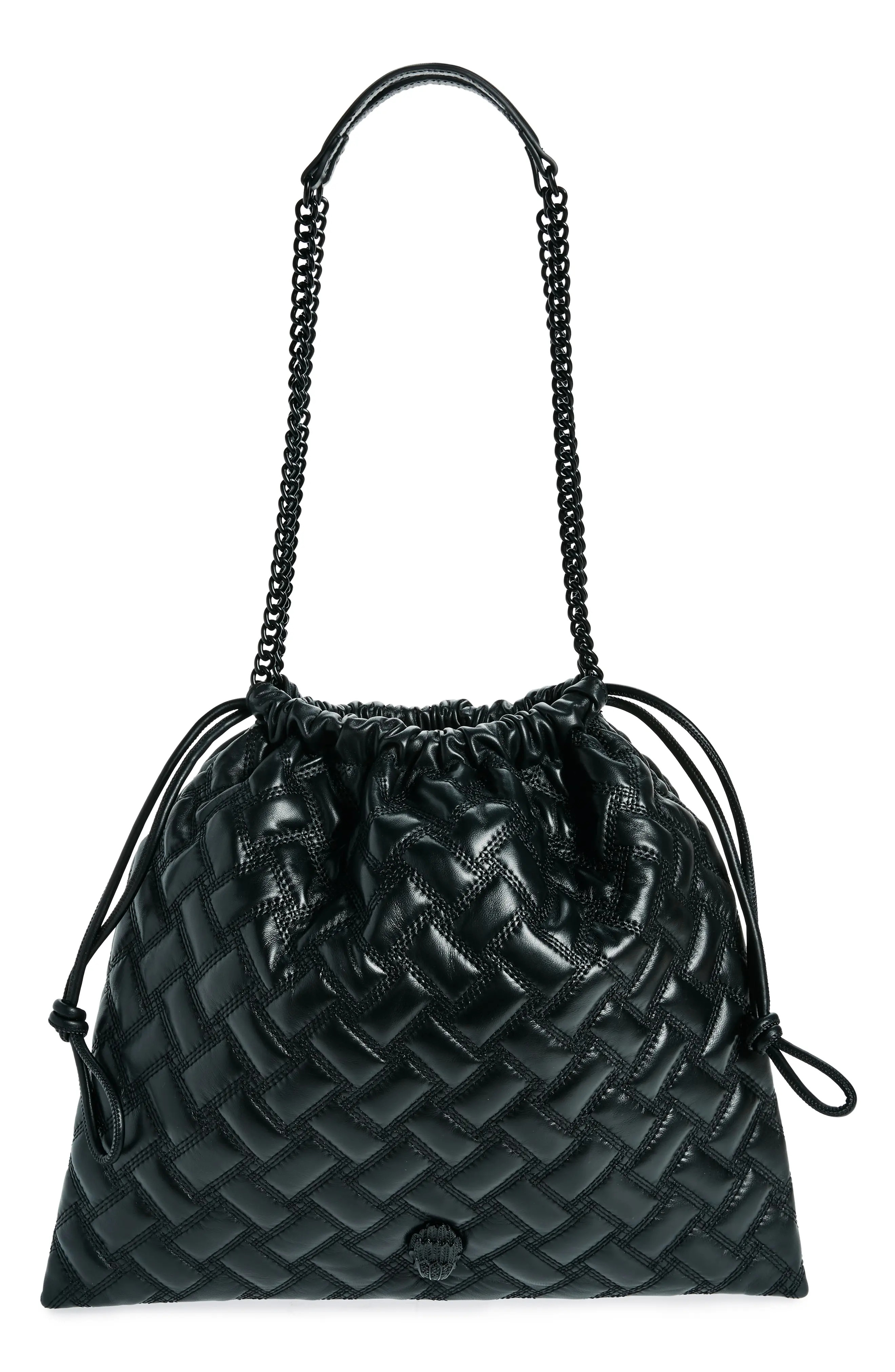 Kurt Geiger London Kensington Drawstring Quilted Leather Shoulder Bag (Women) | Nordstromrack | Nordstrom Rack