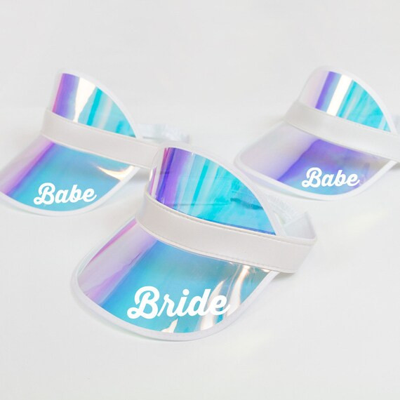Bride and Babe Sun Visors Bridesmaid Visors Sun Visors - Etsy | Etsy (US)
