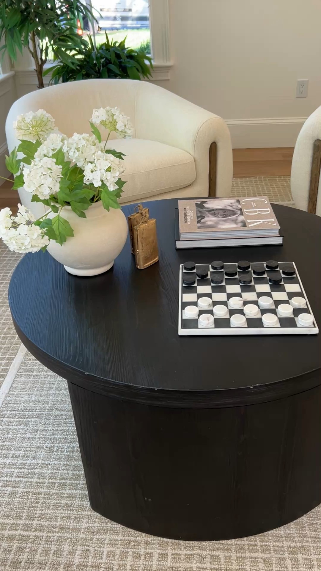 Nesting round black coffee tables. 

#coffeetable

#LTKHome