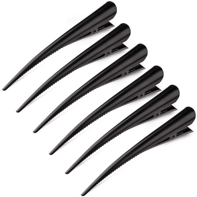 Large Long Alligator Hair Clips for Styling Salon Sectioning, GLAMFIELDS 5 inch Rust-Proof Durabl... | Amazon (US)