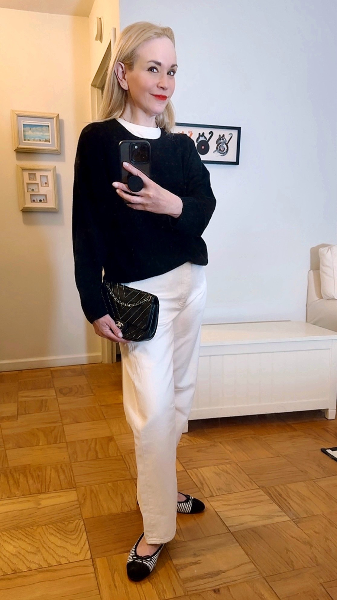 Classic and comfortable. This cashmere sweater is sooo good. It has the feel of a sweatshirt. I’m typically a small and sized down to a xxs. It’s the type of sweater you want to wear daily. 

#LTKWorkwear #LTKPetite #LTKootd