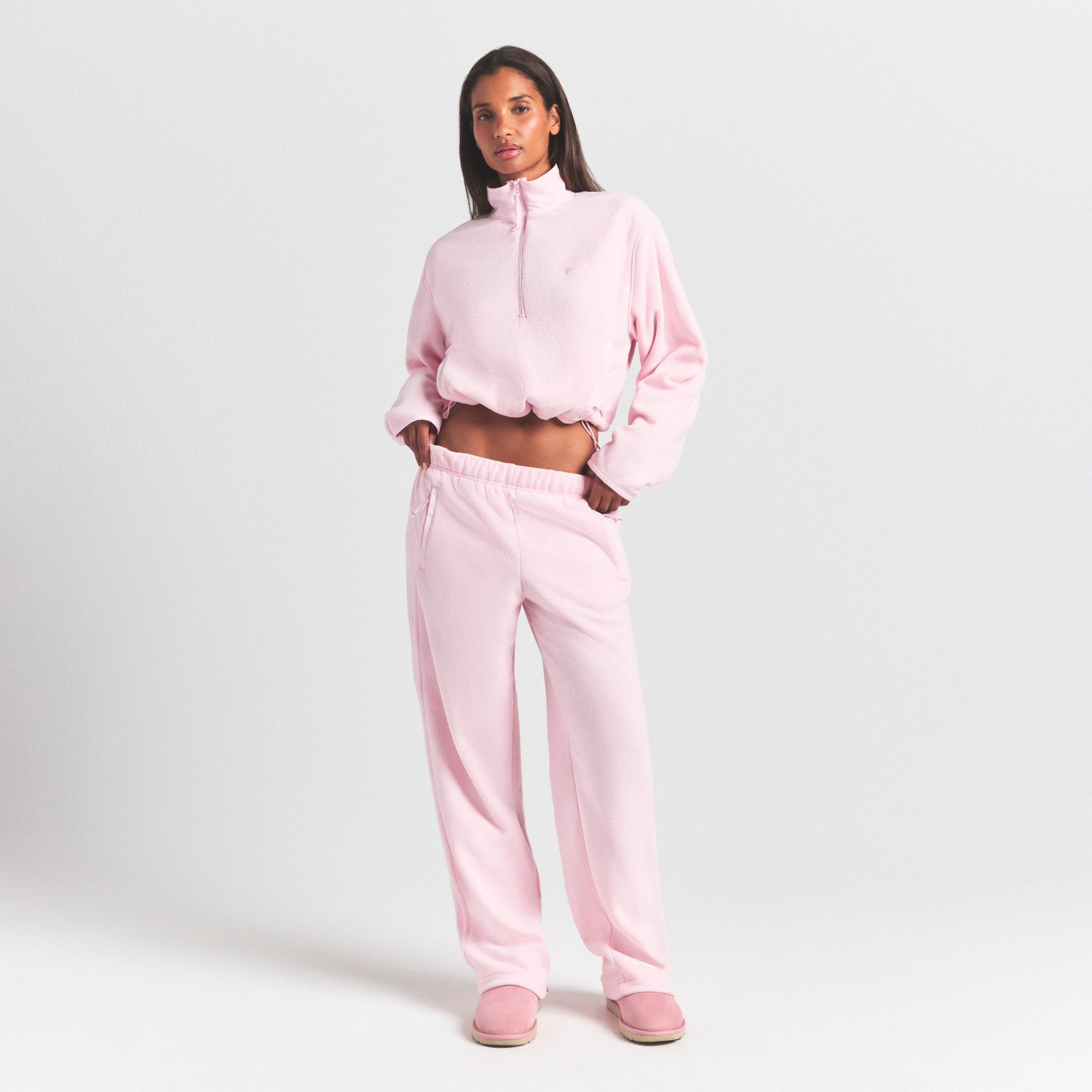 SKIMS Straight Leg Pants | Pink | 3XL | Outdoor Fleece | SKIMS (US)