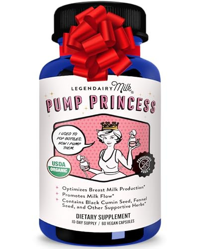 Legendairy Milk Pump Princess Lactation Supplement - Breastfeeding Supplements for Milk Supply Increase and Milkflow - Organic Black Cumin, Fennel and Dill Seeds, Fenugreek Free - 60 Capsules | Amazon (US)