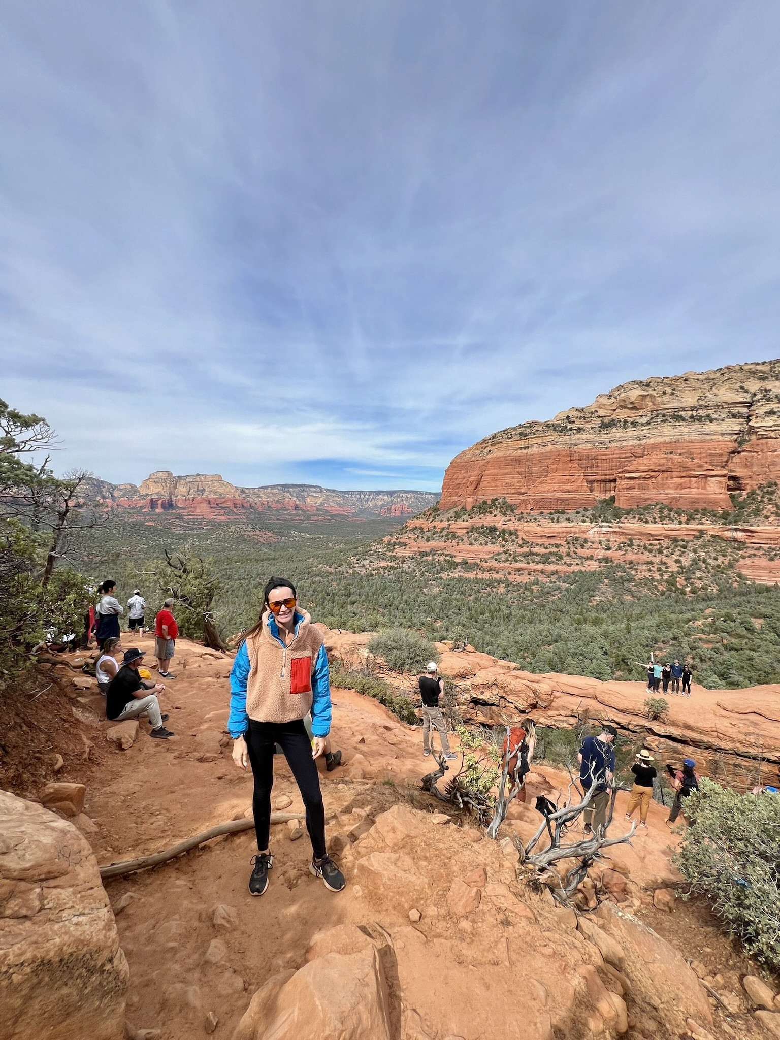 This was the perfect fleece pullover for hiking in Sedona! It’s sold out but linked similar 👍🏼 fp movement | free people | sweatshirt | quarter zip | color block | outdoors | camping | athletic | fitness | sneakers 

#LTKfitness #LTKtravel #LTKstyletip