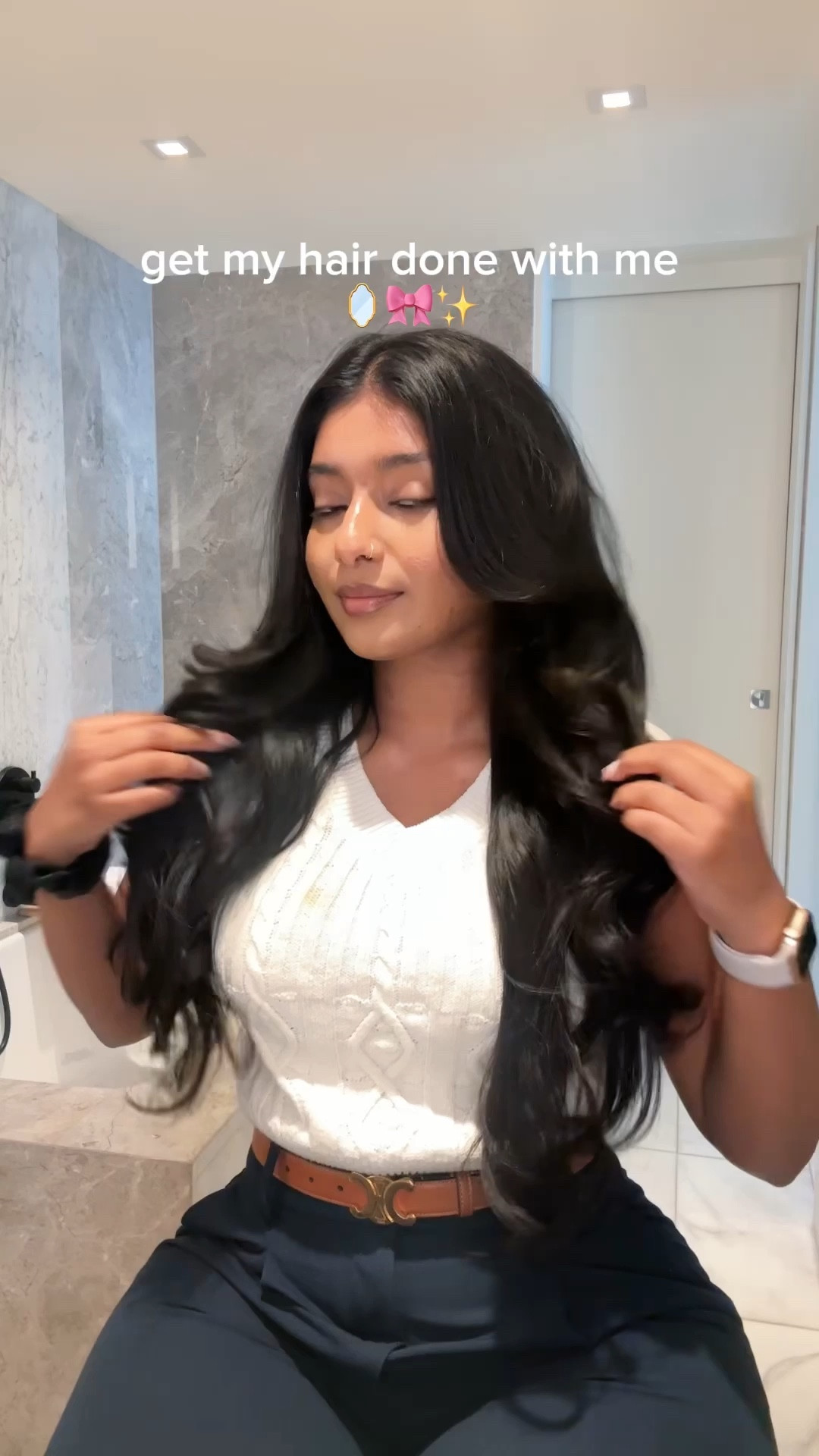 got my hair done by Mane !! 🪞🎀✨ 

#hair #blowout 

#LTKcanada #LTKbeauty #LTKsale