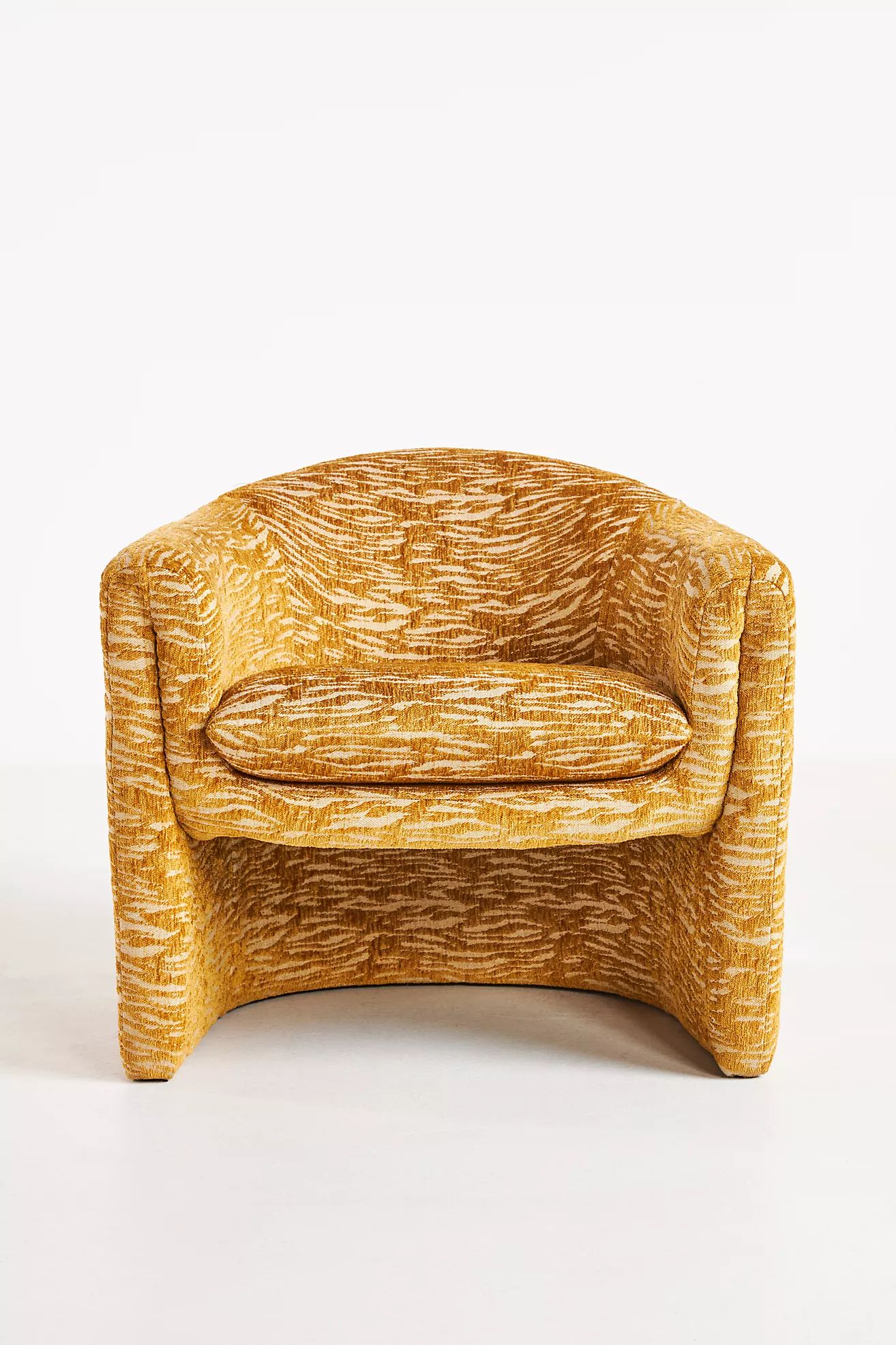 Mosley Chenille Sculptural Chair | Anthropologie (US)