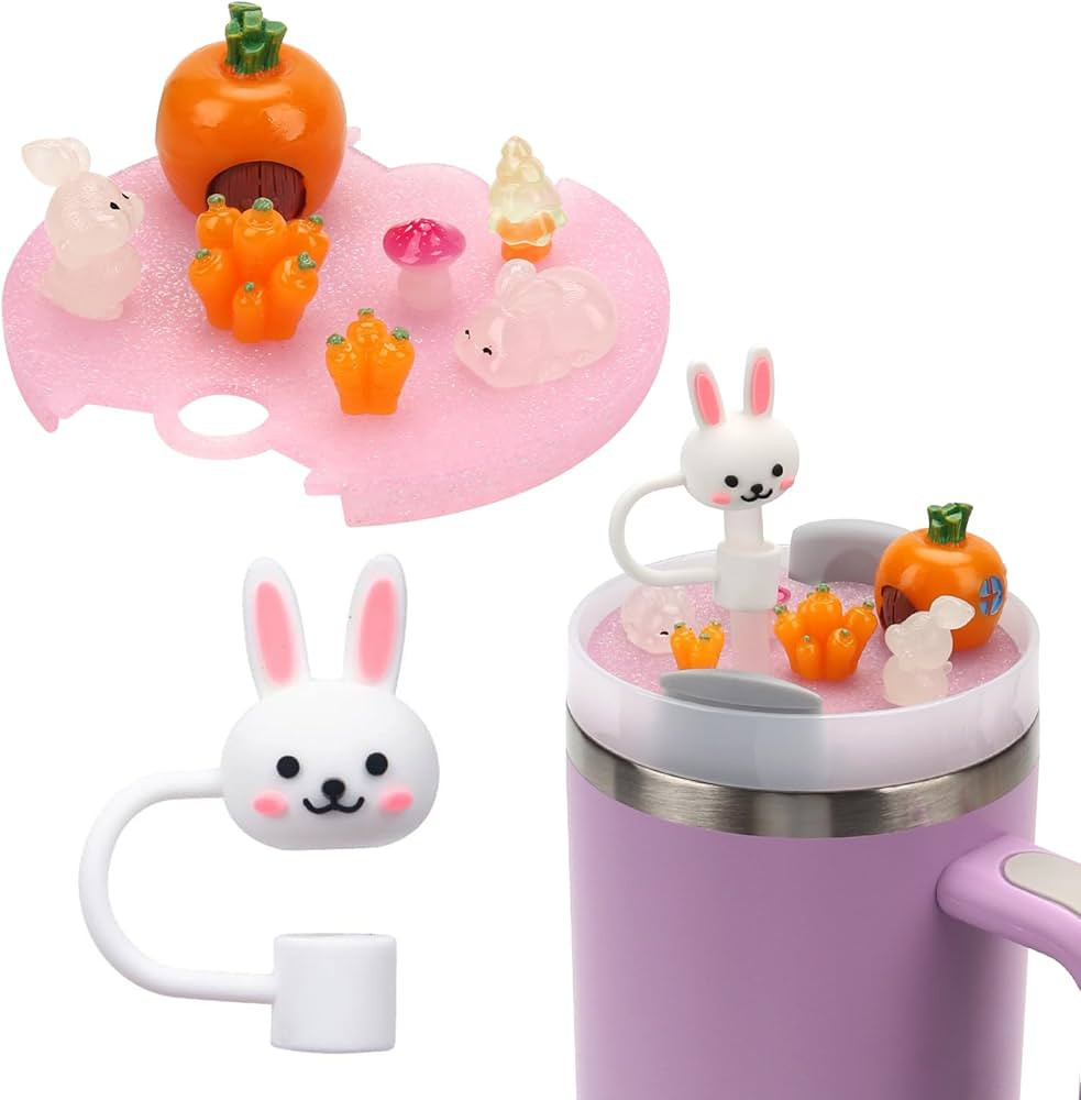 Stanley Cup Lid Accessories for 40oz Stanley Cups H2.0, Stanley Cup Topper Decoration Charms with... | Amazon (US)