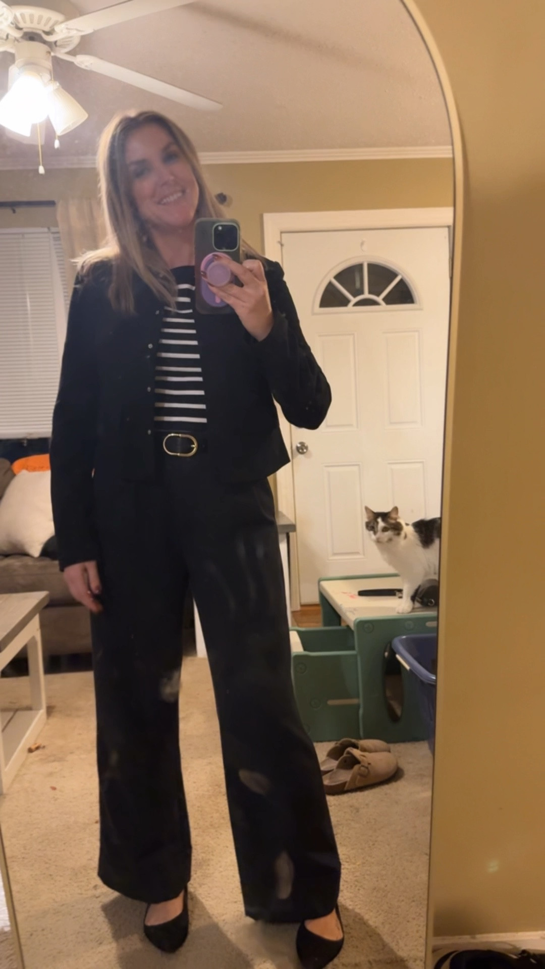 A classic look for an easy, professional outfit. 