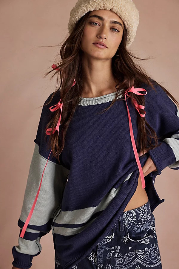 We The Free Ella Colorblock Roll-Neck Knit Sweater | Free People (Global - UK&FR Excluded)