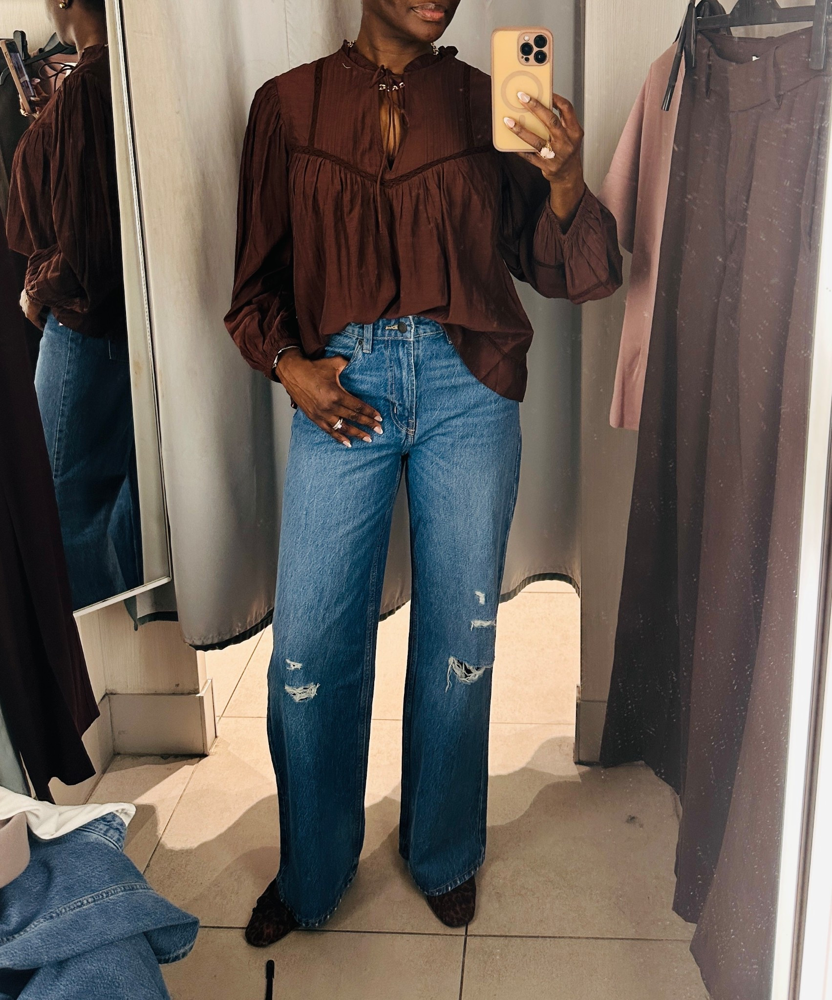 It’s been so hard finding straight leg jeans because of the wide-leg fad.  These are just perfect - now I need a similar pair that’s work appropriate👌🏾

#LTKOver40 #LTKMidsize #LTKootd