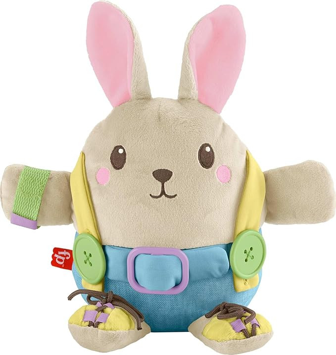 Fisher-Price Toddler Educational Toy Learn to Dress Bunny Plush Animal Activity Doll for Preschoo... | Amazon (US)