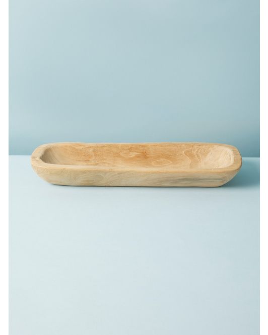 Made In Indonesia 15in Decorative Wood Bowl | HomeGoods