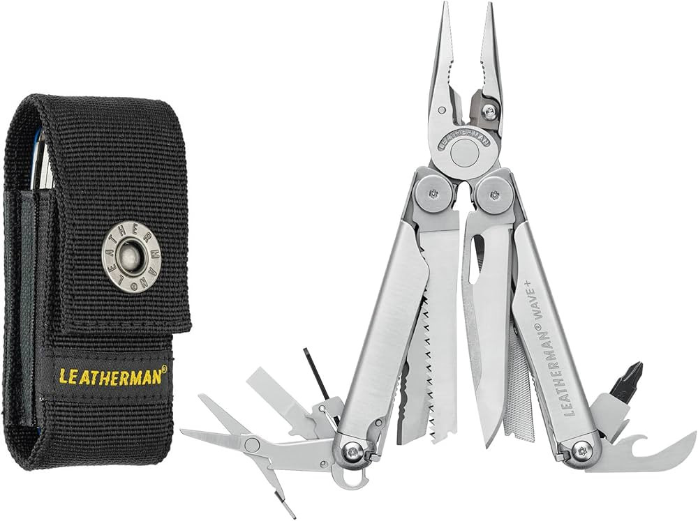 LEATHERMAN, Wave+, 18-in-1 Full-Size, Versatile Multi-tool for DIY, Home, Garden, Outdoors or Eve... | Amazon (US)